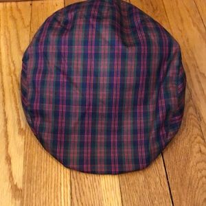 The Edinburgh Woollen Mill Made in UK Plaid Cotton/Polyester Cap - size L